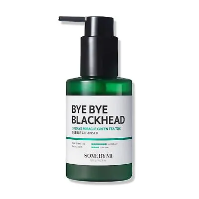 Some By Mi Bye Bye Blackhead 30 Days Miracle Green Tea Tox Bubble Cleanser • $11.99