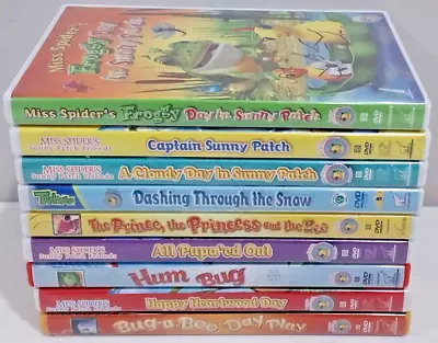 Lot Of 9 David Kirk's Miss Spider's Sunny Patch Friends DVDs Childrens Animated • $45