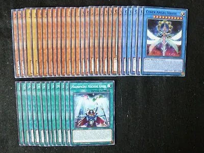 Yu-gi-oh Pre-owned 40 Card Cyber Angel Deck  Ready To Play • £10.80