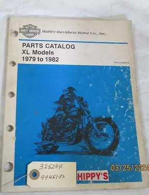 Harley Davidson 1979-1982 Ironhead Sportster Parts Catalog #325244 • $34.95