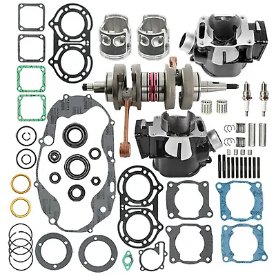 Fit Yamaha Banshee 350 Crankshaft Cylinder Piston Full Gasket Engine Rebuild Kit • $451.99