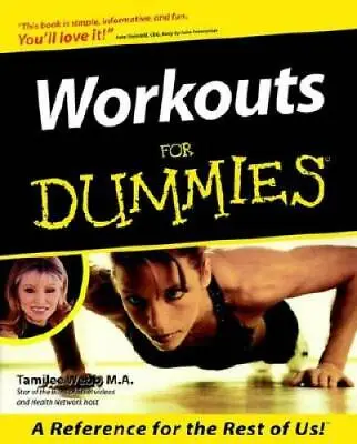 Workouts For Dummies - Paperback By Webb Tamilee - GOOD • $5.35