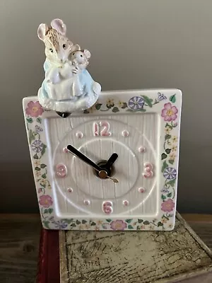 Vintage Schmid Beatrix Potter Peter Rabbit Collectible Clock - Working Condition • $17