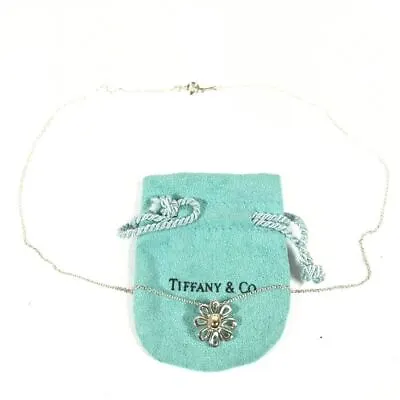 Tiffany  TIFFANY  Co. Necklace Daisy Silver 925 Total Length 42cm Top Width 1 • $214.64