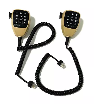 Lot Of 2 Motorola HMN1037A Mobile Microphone Radio Mic • $34.36