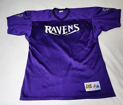 Vintage 90s Baltimore Ravens Purple Jersey  Play Football  Majestic XL • $35