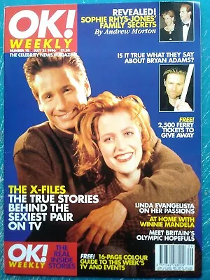 Gillian Anderson X-files Uk Ok Magazine 1996 Early Cover Mint!!!  • £6.99