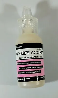 £3 • Buy Glossy Accents By Ranger Ink. Size 0.5fl.oz 18ml  For Craft, Mixed Media