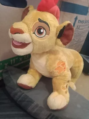 Lion King Guard Kion Plush 14” Simba’s Son Red Mohawk Disney Stuff Animal B33 • $18