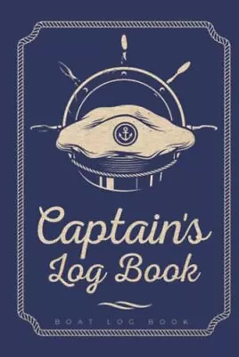 Captains Log Book Boat Hardcover & Hardback Boating Logbook With Boat Mainten... • £16.28