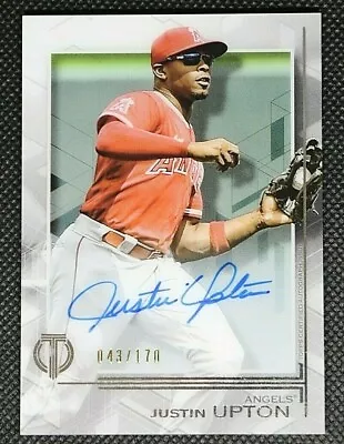 2019 Topps Tribute Justin Upton Auto #43/170 Autograph #TA-JU • $5.67