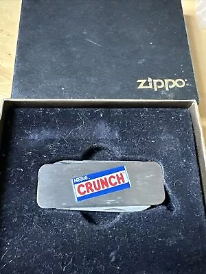 Zippo Lighter Company Money Clip Pocket Knife - NESTLE CRUNCH Candy Bar - NMIB • $9.99