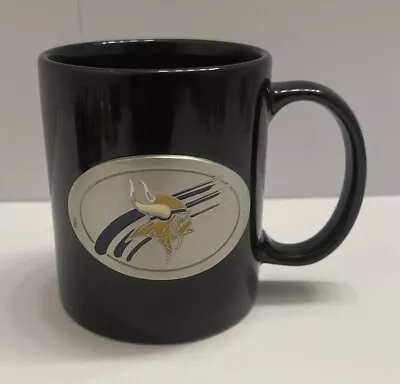 LINYI Silver Phoenix Ceramic Minnesota Vikings Raised Logo Mug - Black • $24.97