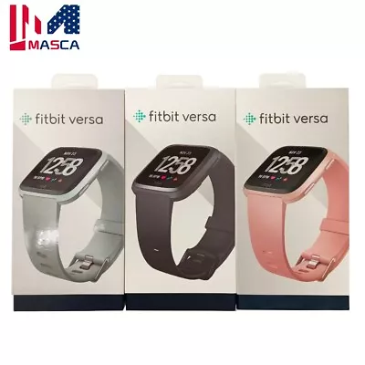 Fitbit Versa Health Companion Wearable Smartwatch Activity Tracker S & L Sizes • $57.79