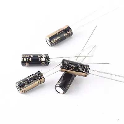 10PCS ELNA 3.3uF 63V SILMIC II RFS Highest Capacitor JAPAN 3.3U SILMICII CAP • $6.58