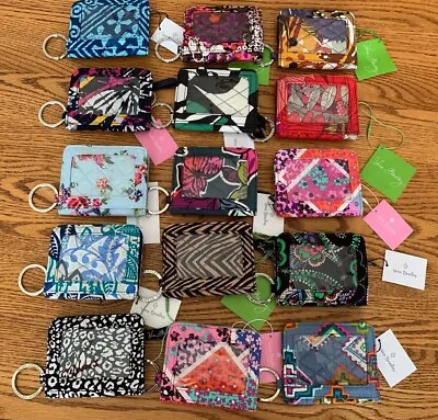 Vera Bradley CAMPUS DOUBLE ID CASE Badge Or Gift Card Holder Small Wallet Coin • $22.75