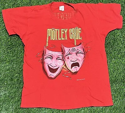 Vintage 1985 Motley Crue Theatre Of Pain World Tour T-Shirt Men's S Double Sided • $125.99
