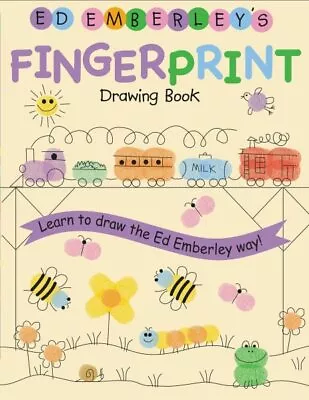 Ed Emberley's Fingerprint Drawing Book Paperback By Emberley Ed Brand New... • $11.60
