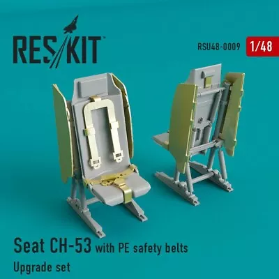 1/48 ResKit RSU48-0009 Seat CH-53 MH-53 With PE Safety Belts • $20