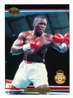 1991 BUSTER DOUGLAS ROOKIE Boxing Card RINGLORDS #3 RC James Beat Mike Tyson Vtg • $7.99