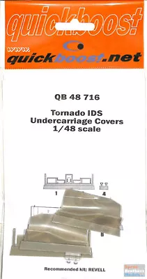 QBT48716 1:48 Quickboost Tornado IDS Undercarriage Covers (REV Kit) • $18.74