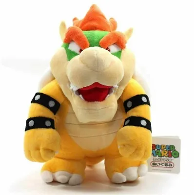 Super Mario Bros. Standing Bowser Toys Stuffed Animals Plush Doll 10 Inches Toy • $17.48