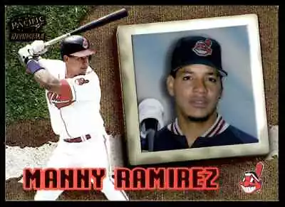 1998 Pacific Invincible Manny Ramirez Cleveland Indians #25 • $2.96