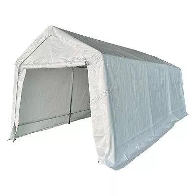 3X6M Garage Carport Shelter Cover Car Port Canopy Gazebo Tent Galvanised Steel • £229.99