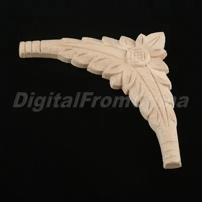 Woodcarving Floral Decal Wall Door Cabinet Flower Onlay Applique Furniture Decor • $5.57