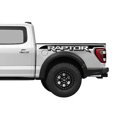 Set Of 2 FORD F150 RAPTOR BED VINYL GRAPHICS BEDSIDE DECAL STICKERS • $45