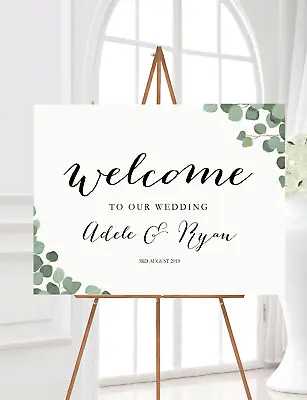 A1/A2 Landscape 'Adele' Wedding Welcome Sign/poster • £37