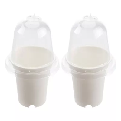  2 Pcs Suffocation Cover Plastic Pot Planter Vegetable Container • £6.48