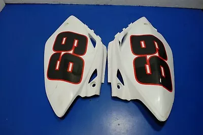 2006 04-06 Crf450r Left Right Seat Railing Side Shroud Number Plate Cover Plasti • $39.99