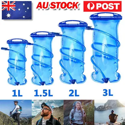3L Water Backpack Bladder Bag Hydration System Camelbak Pack Hiking Cycling AUS • $18.17