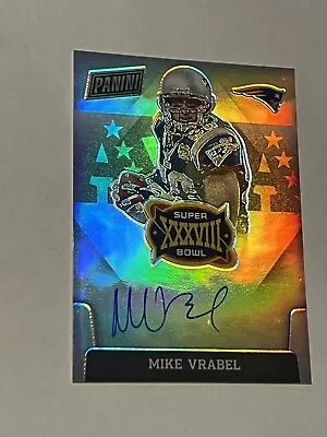 Mike Vrabel 2021 Panini Super Bowl Xxxviii Silver Prizm Auto • $34.99