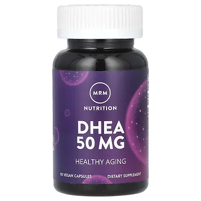 MRM DHEA 50 Mg 90 Vegan Capsules GMP Quality Assured Non-GMO Vegan • $15.49