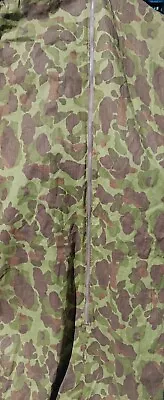 Vintage Military Camouflage Garment Bag Prentice/Streamline Metal Zipper Vg+ • $4.99