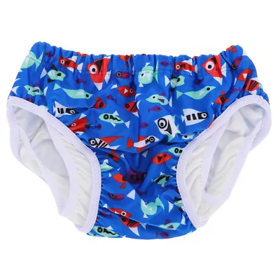  Infant Swim Diaper Reusable Potty Training Pants Cloth Boy Leakproof • £11.49