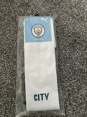 Manchester City Puma Football Socks Adults Shoe Size 6-8 ………. BNWT • £6.49