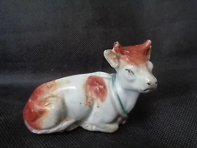 19th Century Staffordshire Model Of A Recumbent Cow • £7