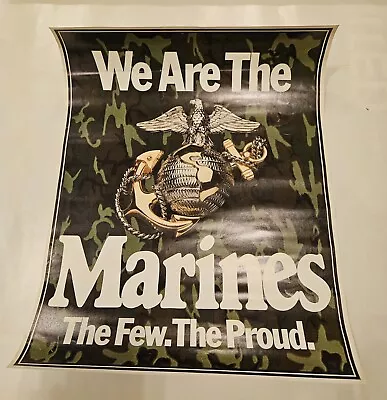 Vintage 1980s Marine Corp Recruiting Poster 11 X 14 (USMC) • $189.61