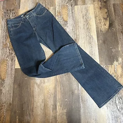 MiracleBody Medium Wash Stretch Wide Leg Jeans High Rise Size 12 • $34.97
