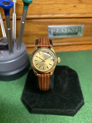 $740 • Buy TUDOR Princess Oysterdate Automatic Gold Plated Ladies Watch Ref. 7606/1