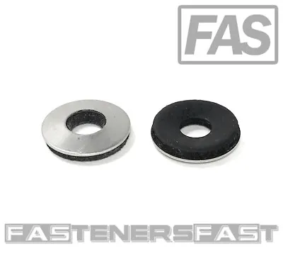 (500) 5/16 X 3/4 OD Stainless Steel Washer EPDM Neoprene Rubber Backed (Roofing) • $52.95