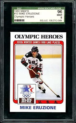 1983 Topps M & M's Olympic Heroes #13 Mike Eruzione Team USA Graded SGC 9 MINT • $79