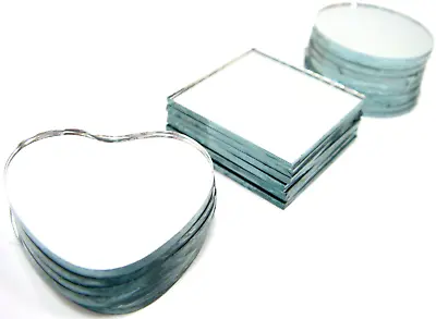 Craft Mirrors Glass Mirrors Glass Tiles Mirror Mosaic Tiles Craft Mirror Tiles • £3.45