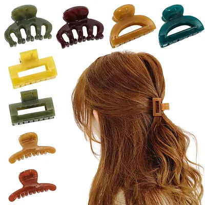 Women Girls Cute Hair Claw Clips Hairpin Crab Clamp Geometric Barrettes Headwear • $0.72