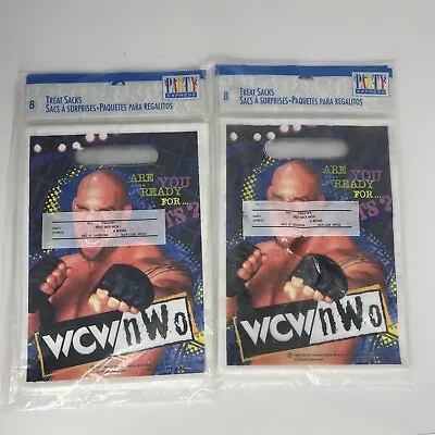 £19.44 • Buy 1999 WCW NWO Wrestling Goldberg Party Express Treat Sacks 16 Total New Hallmark