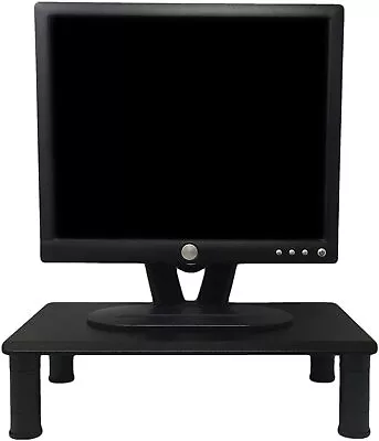 Height Adjustable Monitor Riser For Computer Desk 17  X 11  Platform • $20.95