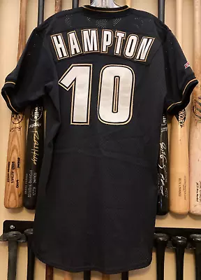 Mike Hampton 1996-97 Houston Astros Game Used Blue BP Mesh Jersey • $199.99